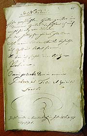Basis des Stückes ist eine handschriftliche Überlieferung aus dem Jahre 1837 (Foto: Veranstalter)